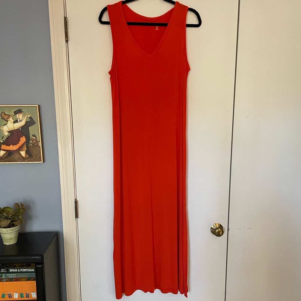 Amazon Essentials Vibrant Red Maxi Dress